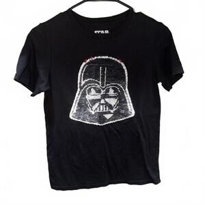 Star Wars Reversible Flip Sequin Short Sleeve Darth Vader